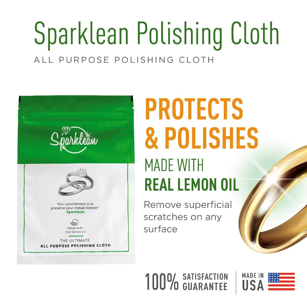 Sparklean - Cleaning Kit Bundle 16 oz Spray & Polishing Cloth - Sparklean